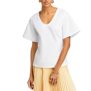 By Malene Birger Women Lunae Top White Size 34